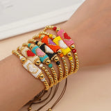 Boho Beaded Charm Bracelets for Women Men