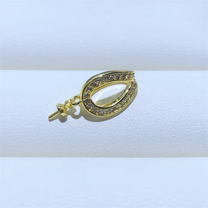 Plated Hot Pendant Mountings Findings Settings Jewelry Parts Fittings 10pcs