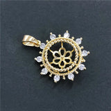 Plated Pendant Mountings Findings Settings Jewelry Parts Fittings