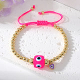 Evil Eye Beads Rope Bracelets Boho Lucky Eye Bangle Wrist Gift