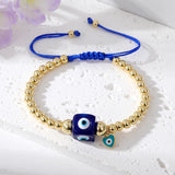 Evil Eye Beads Rope Bracelets Boho Lucky Eye Bangle Wrist Gift