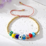 Evil Eye Beads Rope Bracelets Boho Lucky Eye Bangle Wrist Gift