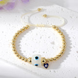 Evil Eye Beads Rope Bracelets Boho Lucky Eye Bangle Wrist Gift
