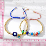 Evil Eye Beads Rope Bracelets Boho Lucky Eye Bangle Wrist Gift