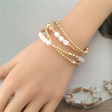 Chunky Pearl Charms Bracelet Y2K Jewelry