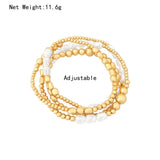 Chunky Pearl Charms Bracelet Y2K Jewelry