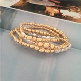 Chunky Pearl Charms Bracelet Y2K Jewelry
