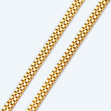 Brass Box Chain 2x1mm, Supplies Findings (#LK-410) 1 Meter