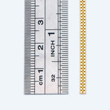 Brass Box Chain 2x1mm, Supplies Findings (#LK-410) 1 Meter