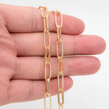 Plated Brass Chains, Oval Link Chain, For Jewelry Making Finding Supplies