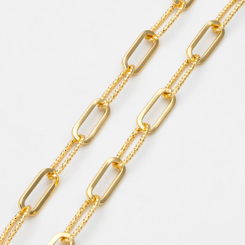 Plated Brass Chains, Oval Link Chain, For Jewelry Making Finding Supplies