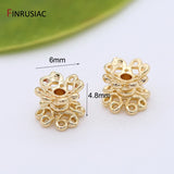 Brass Metal 6mm Spacer Beads for DIY Jewellery Making