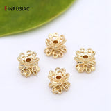 Brass Metal 6mm Spacer Beads for DIY Jewellery Making