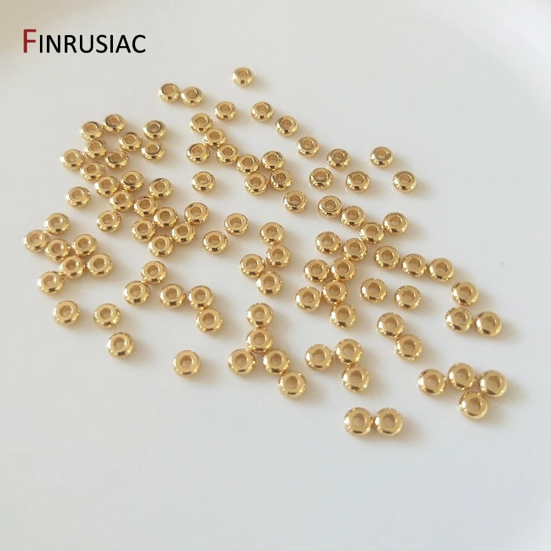 Brass Metal Beads 3mm/4mm/6mm/8mm Spacer Beads DIY Jewelry Making