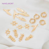 Brass Metal Charms Pendants for DIY Jewelry Making