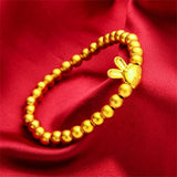 6mm Buddha Beads Rabbit Bracelet Elastic Chain Pulseira Femme