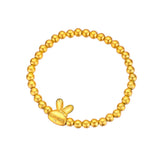 6mm Buddha Beads Rabbit Bracelet Elastic Chain Pulseira Femme