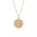 Custom Name Necklace Engraved Pendant Stainless Steel Personalized Jewelry