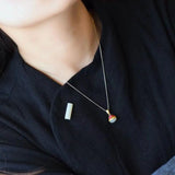Gold-Plated Clavicle Necklace Hetian Jade Pendant Sweet Little Bell Shape