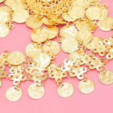 Plated Coins Hat Hair Jewelry for Women Belly Dance Head Chain