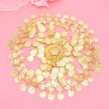 Plated Coins Hat Hair Jewelry for Women Belly Dance Head Chain