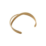 Plated Cross Bracelet Women Bridesmaid Stainless Steel Hard Bracelet