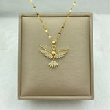 Eagle Zircon Stainless Steel Necklace for Women