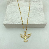 Eagle Zircon Stainless Steel Necklace for Women