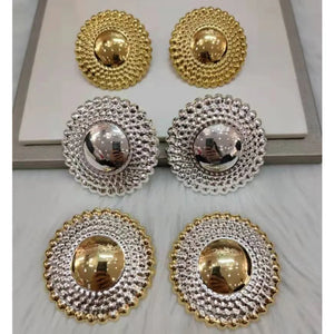 Plated Earrings Jewelry for Women Circle Clip Earrings