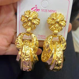 Plated Earrings for Women Jewelry Dubai African Brazilian Weddings Set