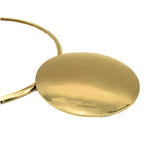 Alloy Round Pendant Necklace for Women