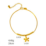 Flower Anklets Barefoot Crochet Sandals Foot Jewelry Leg Anklets