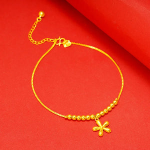 Flower Anklets Barefoot Crochet Sandals Foot Jewelry Leg Anklets