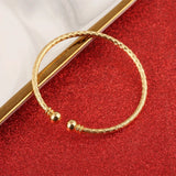 Gold Plated Ethiopian Bangles for Women Men