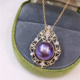 Plated Pendant Mountings Findings for Pearls Corals Jade Beads Stones