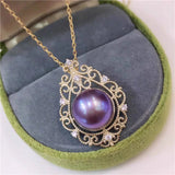 Plated Pendant Mountings Findings for Pearls Corals Jade Beads Stones