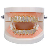 Micro Inlaid Zircon Teeth Set Hip Hop