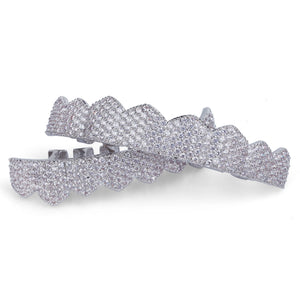 Micro Inlaid Zircon Teeth Set Hip Hop