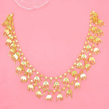 Plated Moon Pendant Tassel Chain Body Jewelry Thai Ethnic Costumes Dress