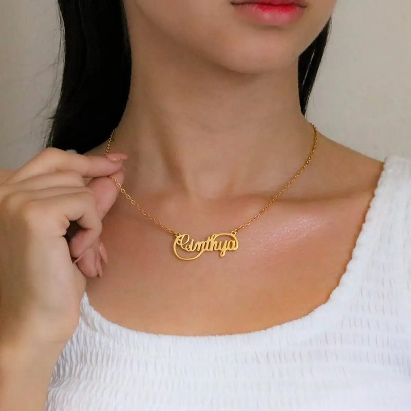Plated Name Necklace | Hand Jewelry | Women Jewelry
