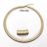 Plated Necklace For Women Chain Necklace Wedding Party Dubai Jewelry