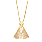 Our Lady of Aparecida Necklace Copper Box Chain Necklace Catholic Jewelry