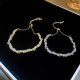 Pearl Rhinestone Zircon Bracelet for Women Wedding Party Jewelry