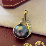 Plated Pendant Base Mount Setting for Pearls Corals Jade Beads
