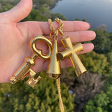 Elephant Pattern Pendant Necklace for Daily Wear