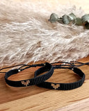 Seed Beaded Heart Bracelet Waterproof Cotton Rope Chain Charm Bracelets