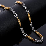 5MM Silver Stainless Steel Chain Choker Necklace for Men