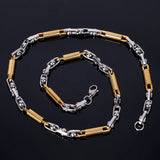 5MM Silver Stainless Steel Chain Choker Necklace for Men