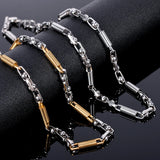 5MM Silver Stainless Steel Chain Choker Necklace for Men