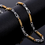 5MM Silver Stainless Steel Chain Choker Necklace for Men